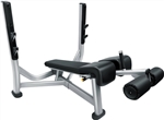 French Fitness FFS Silver Olympic Decline Bench Image