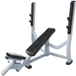French Fitness FFS Silver Olympic Incline Bench Image