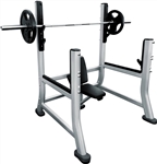 French Fitness FFS Silver Olympic Military Bench (New)