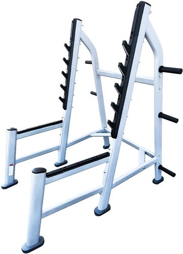 French Fitness FFS Silver Olympic Squat Rack | Fitness Superstore