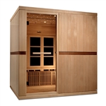 GoldenDesigns GDI-6880-01 Elite Catalonia 8 Person Ultra Low EMF FAR Infrared Sauna | Image