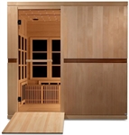 GoldenDesigns GDI-6880-02 Elite Catalonia 8 Person Ultra Low EMF FAR Infrared Sauna | Image