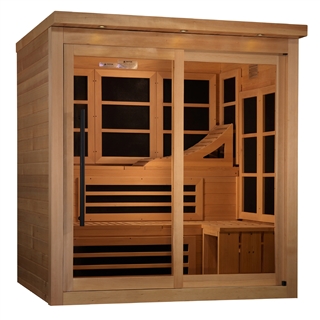 GoldenDesigns GDI-6996-02 Near Zero EMF Far Infrared Sauna | Image