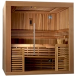 GoldenDesigns GDI-7689-01 Osla Edition Red Cedar Sauna | Image