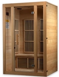 GoldenDesigns MX-J206-01 Hemlock LEMF Maxxus Far IR Sauna | Image