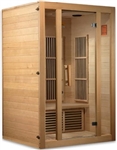 GoldenDesigns MX-J206-01 Hemlock LEMF Maxxus Far IR Sauna | Image