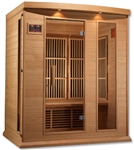 GoldenDesigns MX-K306-01 Hemlock LEMF Maxxus Far IR Sauna | Image