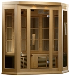 GoldenDesigns MX-K356-01 Hemlock LEMF Maxxus Far IR Sauna | Image