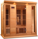 GoldenDesigns MX-K406-01 Hemlock LEMF Maxxus Far IR Sauna | Image