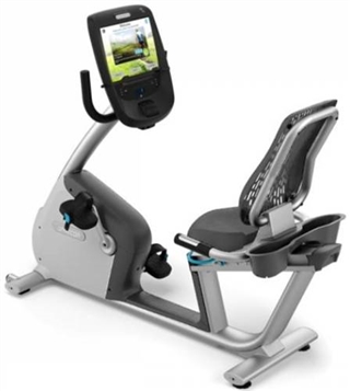 Precor RBK 885 Recumbent Bike w/ P82 Console Image