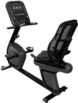 Star Trac 4 Series Recumbent Bike w/10" Touch Display - Black Image