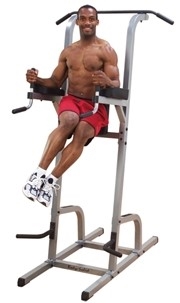 Body-Solid Deluxe Vertical Knee Raise, Dip, Pull Up Image