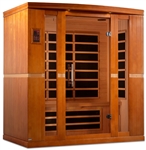 GoldenDesigns DYN-6440-01 Dynamic "Bergamo" Low EMF Far Infrared Sauna | Image