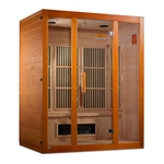 GoldenDesigns MX-J306-02S Maxxus "Alpine" Dual Techology Low EMF FAR IR Sauna | Image