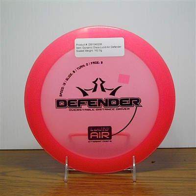 Dynamic Discs Lucid Air Defender 162.5g