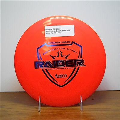 Dynamic Discs Fuzion Raider 174.6g