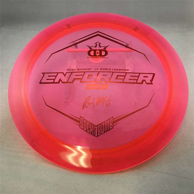 Dynamic Discs Lucid-X Enforcer 174.1g - Ricky Wysocki "Sockibomb" Stamp