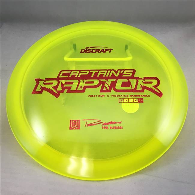 Discraft Z Captain's Raptor 173.2g - First Run Stamp