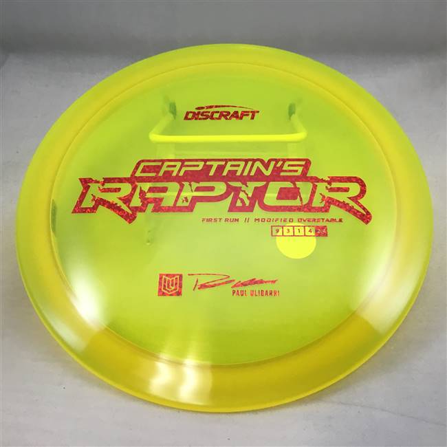 Discraft Z Captain's Raptor 174.4g - First Run Stamp