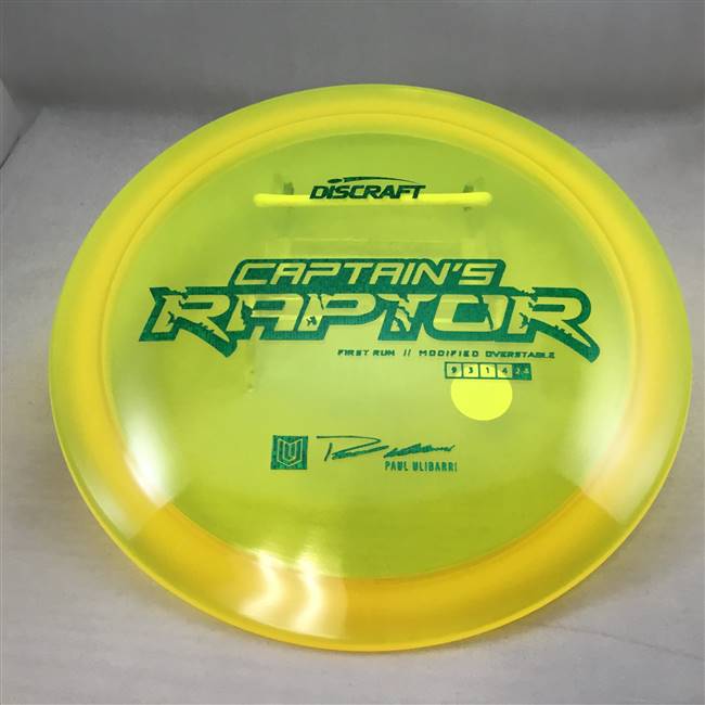 Discraft Z Captain's Raptor 175.8g - First Run Stamp