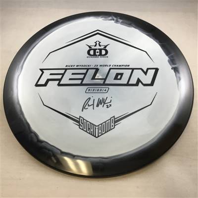 Dynamic Discs Fuzion Felon 175.0g - Ricky Wysocki 2022 Orbit Felon Teamp Stamp