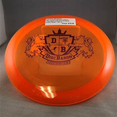 Innova Champion Valkyrie 168.7g - Disc Baron Coat of Arms Stamp