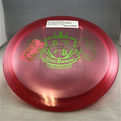 Innova Champion Leopard 174.0g - Disc Baron Coat of Arms Stamp