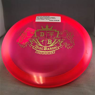 Innova Champion Leopard 169.2g - Disc Baron Coat of Arms Stamp