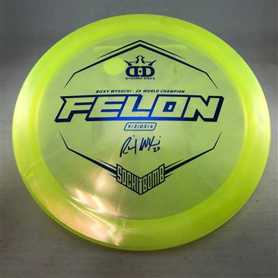 Dynamic Discs Lucid-X Glimmer Felon 176.0g - Ricky Wysocki "Sockibomb" Stamp