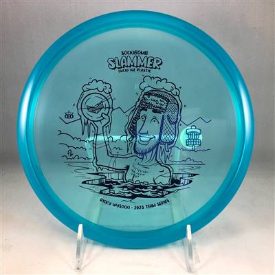 Dynamic Discs Lucid Ice Sockibomb Slammer 175.0g - Ricky Wysocki Ice Bath Stamp