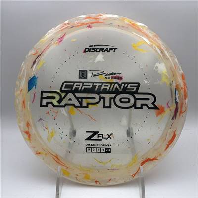 Discraft Z Flx Jawbreaker Captain's Raptor 176.0g - 2023 Paul Ulibarri's Captain's Raptor