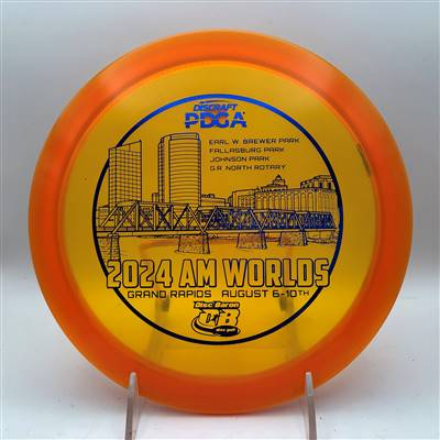 Discraft Z Raptor 177.3g  - 2024 Amateur World's Dave Lonteen Stamp