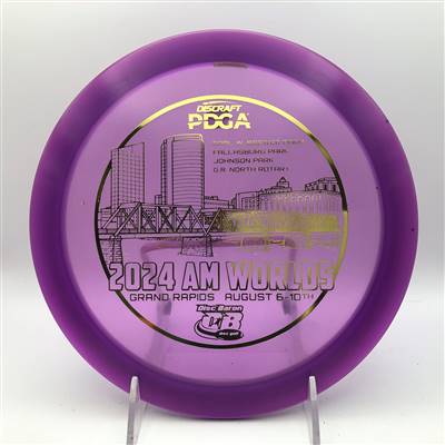 Discraft Z Raptor 176.8g  - 2024 Amateur World's Dave Lonteen Stamp