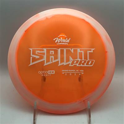 Latitude 64 Opto Ice Orbit Saint Pro 174.9g - 2024 PDGA Am World's Player Pack Stamp