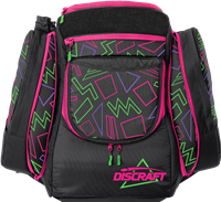 Discraft Grip AX5 Disc Golf Bag w Velcro - Neon