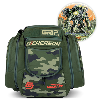 Discraft Chris Dickerson Grip AX5 Disc Golf Bag with Buzzz