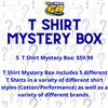 Disc Golf Shirt Mystery Box - Includes 5 Shirts