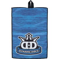 Dynamic Discs Quick Dry Towel Blue Scratched Camo