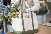 Metallic Canvas Tote