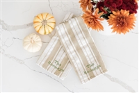 Christy Carlson Romano's Yummy Collection - Thanksgiving Kitchen Towels - Set of 2