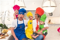 Vanessa Lachey's Tutti Frutti Adult Apron & Chef Hat Set Benefiting No Kid Hungry