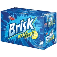 Lipton Brisk Lemon Iced Tea 12 oz, 36 pk