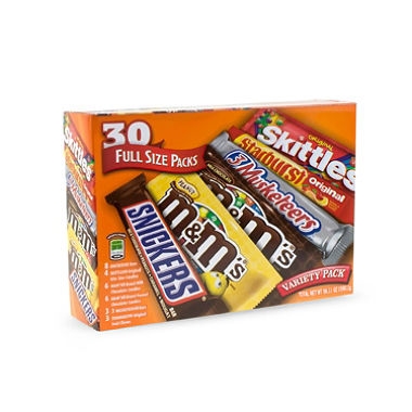 M&M's, Snickers Skittles 52 ct