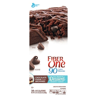 Fiber One 90 Calorie Fudge Brownies 40ct