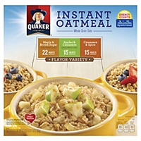 Quaker Instant Oatmeal Variety