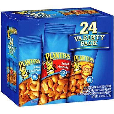 Planters Nut Variety Packs 24ct