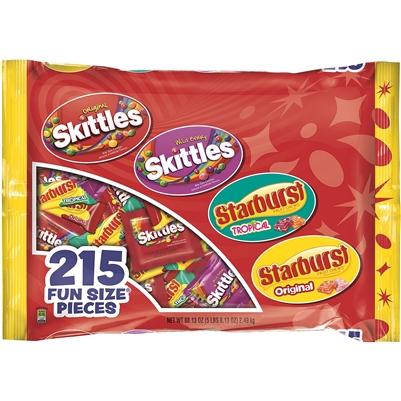 Mini Skittles and Starbursts, 215 ct