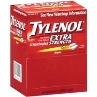 Tylenol Extra Strength 2 pill packets