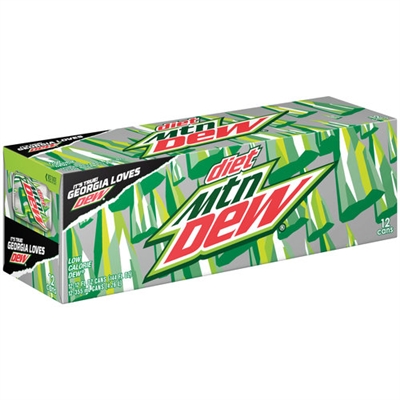 Diet Mountain Dew 12oz, 12pk