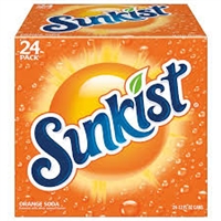 Sunkist Orange - 12 oz, 24pk